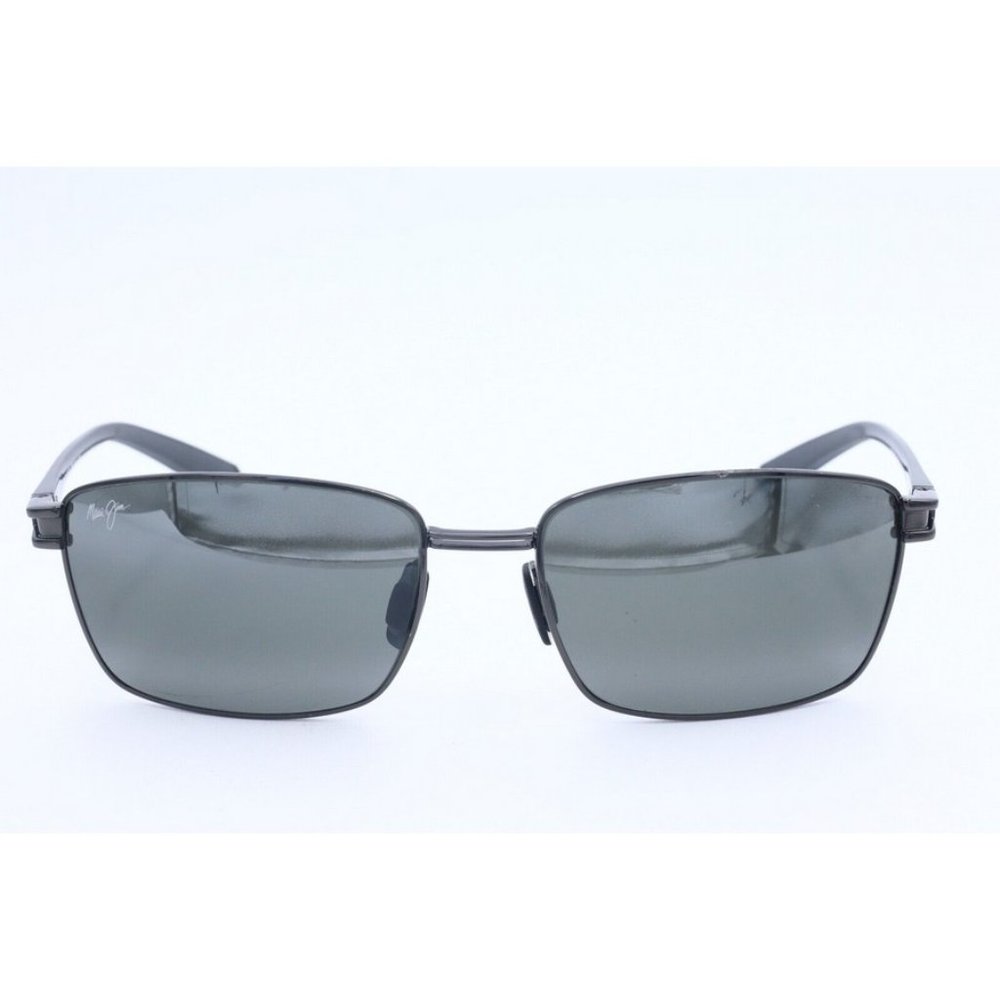 Maui Jim Cove Perk MJ 531-02D Gunmetal Sunglasses Gray Polarized Lenses 60mm - Picture 2 of 7